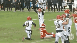 Who Dey Cincinnati Bengals Players Winning Moment GIF