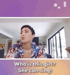 Who Is That Demi Lovato Video Call GIF