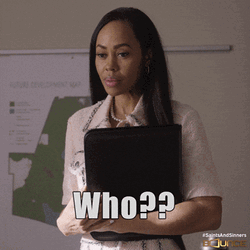 Who Is That Uncertain Reaction Saints And Sinners GIF
