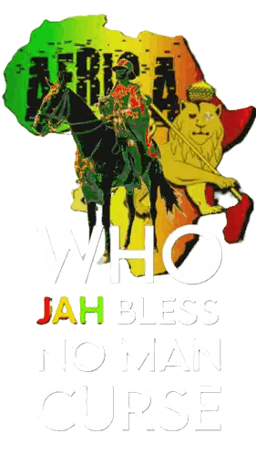 Who Jah Bless No Man Curse Poster Sticker