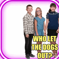 Who Let The Dogs Out Cartoon Dogs GIF
