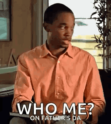 Who Me Look Around GIF