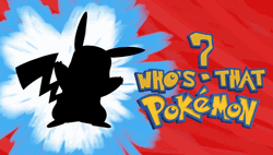 Who's That Pokemon Funny Pikachu Face Meme GIF