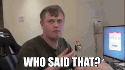Who Said That Chubby Guy Eating GIF