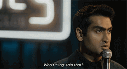 Who Said That Kumail Ali Nanjiani Serious Face GIF