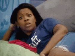 Who Said That Lady In Blue Shirt Shock GIF