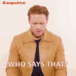 Who Said That Sam Heughan GIF