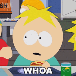 Whoa Butters South Park Amazed Shocked GIF