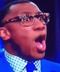 Whoa Shocked Shannon Sharpe GIF