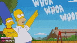 Whoa Whoa Whoa The Simpsons Sky Spelling GIF