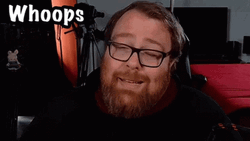 Whoops By A Beard Man GIF