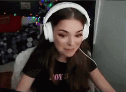 Whoops Reaction Of Girl Gamer GIF
