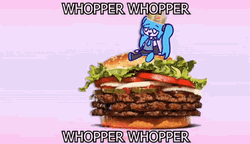 Whopper Whopper Hatsune Miku GIF
