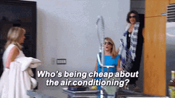 Whos Being Cheap About The Air Conditioning GIF