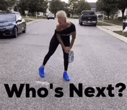 Whos Next Dancing Girl Challenges GIF