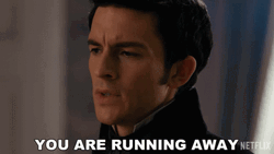Why Are You Running Anthony Bridgerton GIF