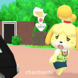 Why Are You Running Isabelle Animal Crossing498 X 498 Gif