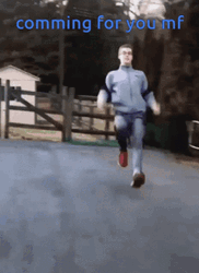 Why Are You Running Speed Chasing Meme GIF