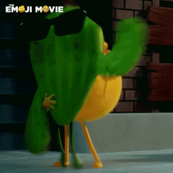 Why Did You Pick Cactus Nerd Emoji Meme GIF