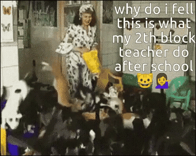 Why Do I Feel This Is What My 2Nd Block Teacher Does After School GIF