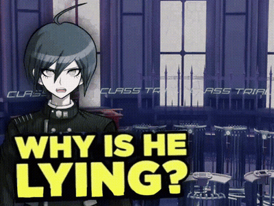 Why Is He Lying Poster Next To Boy GIF