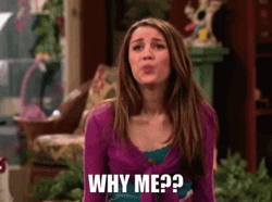 Why Me Miley Cyrus Disheartened GIF