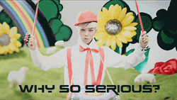 Why So Serious Colorful BTS Music Video GIF