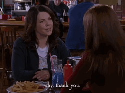 Why Thank You Gilmore Girls GIF