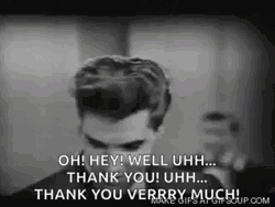 Why Thank You Oh Hey Elvis Presley Hair GIF