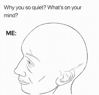 Why You So Quiet What S On Your Mind GIF