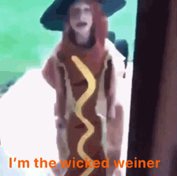 Wicked Weiner Cosplay GIF