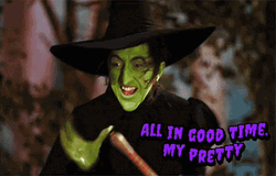 Wicked Witch All In Good Time GIF