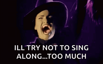 Wicked Witch Of The West Singing And Screaming GIF
