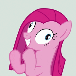 Wide Eyes Pinkie Pie Clapping GIF