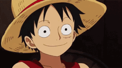 Wide Smiling Luffy
