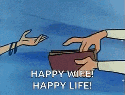 Wife Steals Funny Money GIF