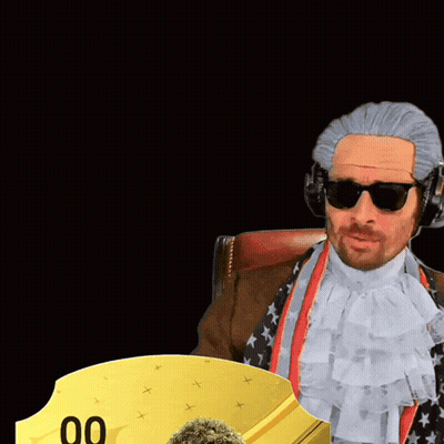 Wig Sunglasses Man Next To Yellow Jersey 99 GIF