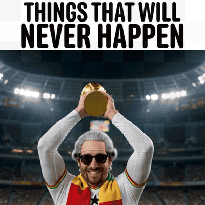 Wigged Man Soccer Ball Things Will Never Happen GIF