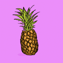 Wiggle Purple Pineapple  GIF