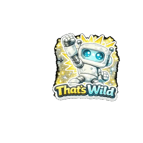 Wild Sticker With Robot Sticker