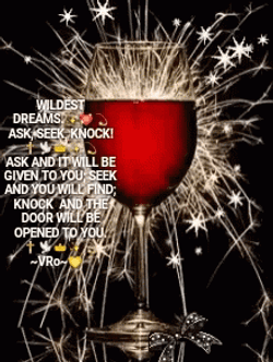 Wildest Dream Ask Seek Knock July Blessings GIF
