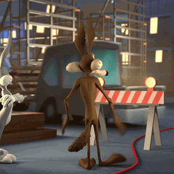Wile E Coyote Impatiently Waiting GIF