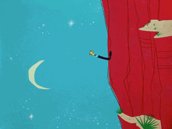 Wile E Coyote Thrown Outside GIF