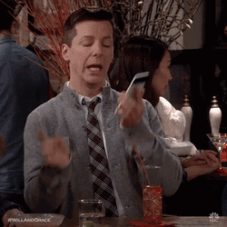 Will And Grace Jack McFarland Hang Up Phone  GIF