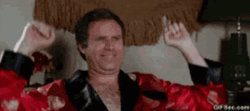 Will Ferrel Feeling Giddy GIF