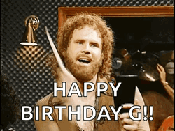 Will Ferrell Drum Funny Happy Birthday Meme GIF