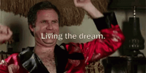 Will Ferrell Living The Dream GIF