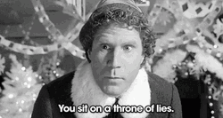 Will Ferrell You Sit On A Throne Of Lies GIF