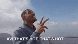 Will Smith Aw Thats Hot GIF
