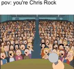 Will Smith Chris Rock Audience Pov Peter Griffin  GIF